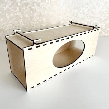 Intra απο ξύλο plywood 3mm-4mm πάχος - Σπίτι κρησφύγετο Καλύβας Chinchilla Δίασταση 40x50 cm Intraeaxys-eo4qxzg7 - Image 4