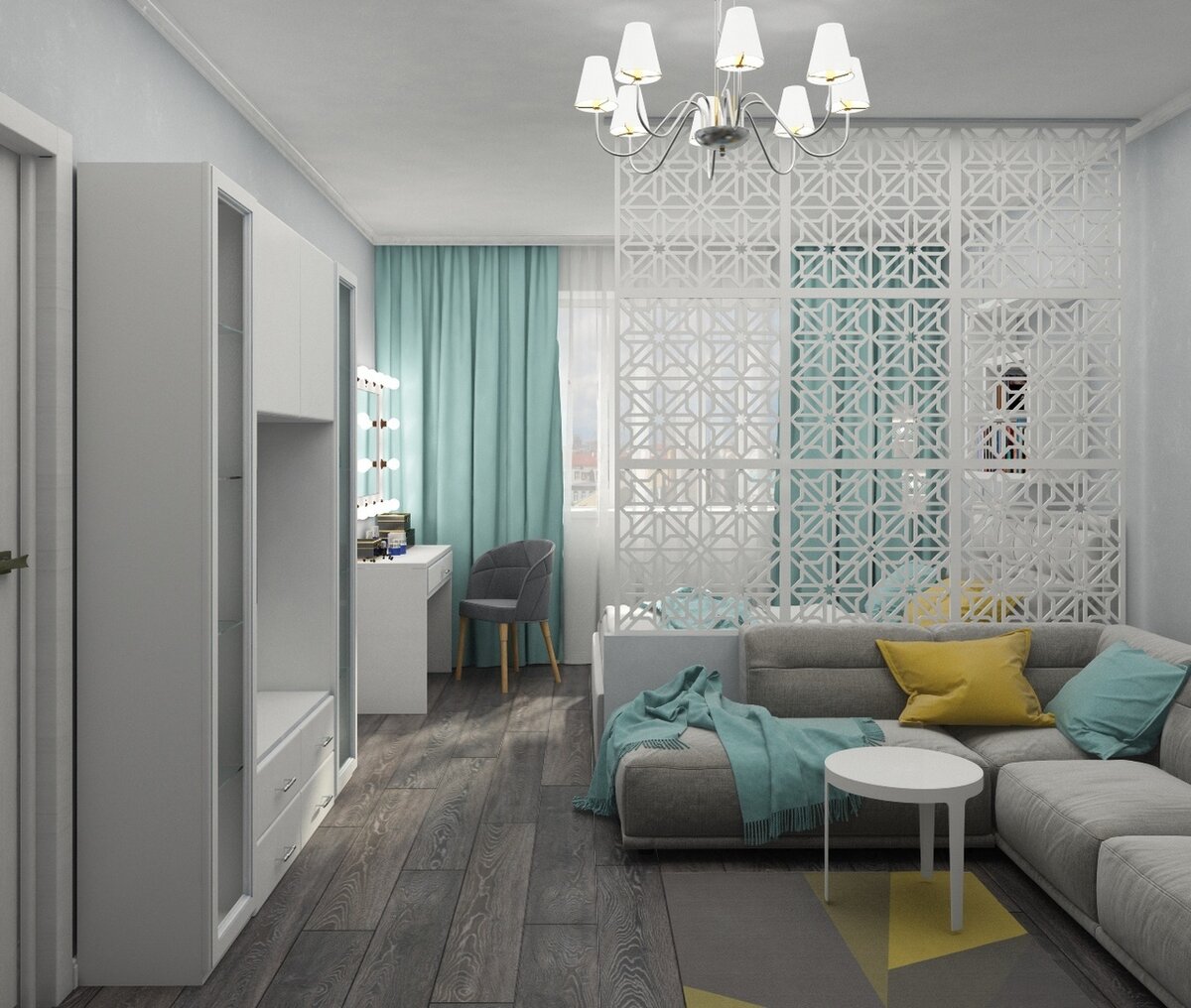 Intra απο ξύλο plywood 3mm-4mm πάχος - Πλέγμα με το σχέδιο αστεριών Δίασταση 30x30 cm Intraeaxys-eo20kr47