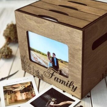 Intra απο ξύλο plywood 3mm-4mm πάχος - Ξύλινο κουτί άλμπουμ φωτογραφιών Δίασταση 30x30 cm Intraeaxys-51rrvn31 - Image 1