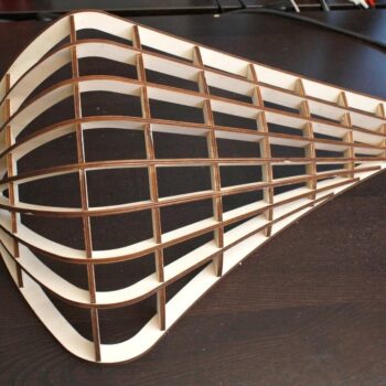 Intra απο ξύλο plywood 3mm-4mm πάχος - Ράφι τοίχου τσέπης Δίασταση 30x30 cm Intraeaxys-6o3y5vr7 - Image 4