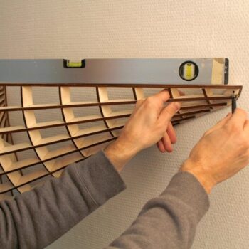 Intra απο ξύλο plywood 3mm-4mm πάχος - Ράφι τοίχου τσέπης Δίασταση 30x30 cm Intraeaxys-6o3y5vr7 - Image 5