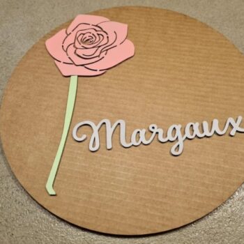 Intra απο ξύλο plywood 3mm-4mm πάχος - Πίνακας ονομάτων κύκλου παιδιού Δίασταση 30x30 cm Intraeaxys-eo058rw1 - Image 6