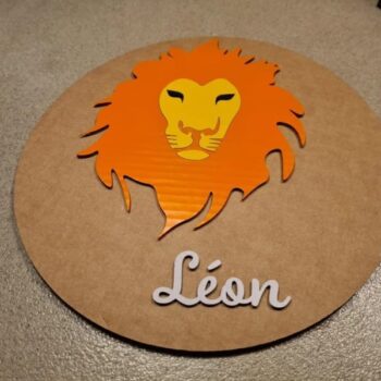 Intra απο ξύλο plywood 3mm-4mm πάχος - Πίνακας ονομάτων κύκλου παιδιού Δίασταση 30x30 cm Intraeaxys-eo058rw1 - Image 7