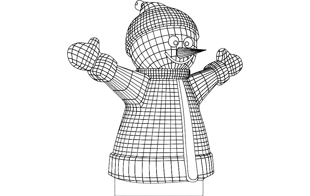 Intra απο ξύλο plywood 3mm-4mm πάχος - Χαρούμενος Χιονάνθρωπος Δίασταση 30x30 cm Intraeaxys-e1gwjxol