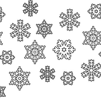 Intra απο ξύλο plywood 3mm-4mm πάχος - Διανύσματα νιφάδας χιονιού Δίασταση 30x30 cm Intraeaxys-p7y5n61q - Image 1