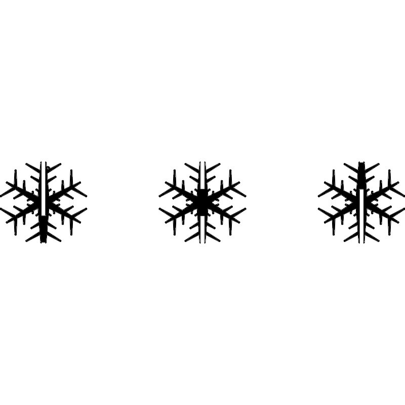 Intra απο ξύλο plywood 3mm-4mm πάχος - Νιφάδα χιονιού Flocon 100mm Δίασταση 30x30 cm Intraeaxys-zo90ywok