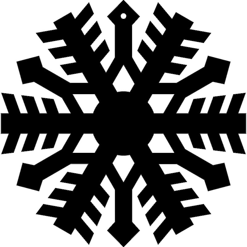 Intra απο ξύλο plywood 3mm-4mm πάχος - Νιφάδα χιονιού Δίασταση 30x30 cm Intraeaxys-ro63q3ox