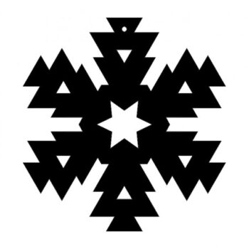 Intra απο ξύλο plywood 3mm-4mm πάχος - Σχέδιο νιφάδας χιονιού 416 Δίασταση 30x30 cm Intraeaxys-e1gxgd7l - Image 1