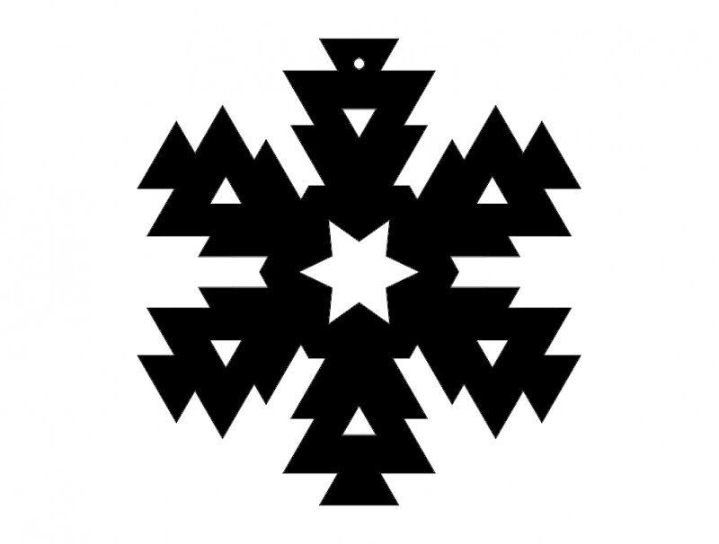 Intra απο ξύλο plywood 3mm-4mm πάχος - Σχέδιο νιφάδας χιονιού 416 Δίασταση 30x30 cm Intraeaxys-e1gxgd7l