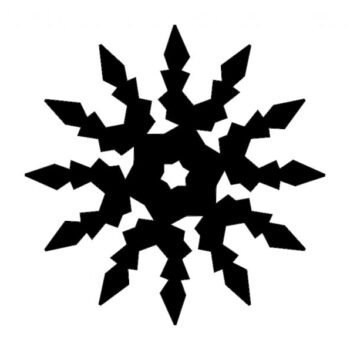 Intra απο ξύλο plywood 3mm-4mm πάχος - Snowflake Digital Cut Δίασταση 30x30 cm Intraeaxys-6o3vqp7n - Image 1