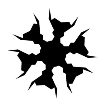 Intra απο ξύλο plywood 3mm-4mm πάχος - Snowflake Silhouette 1xb Δίασταση 30x30 cm Intraeaxys-zo9jdx7k - Image 1