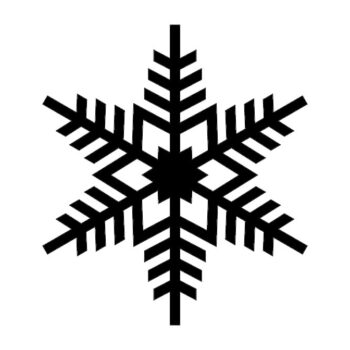 Intra απο ξύλο plywood 3mm-4mm πάχος - Σχέδιο νιφάδας χιονιού Δίασταση 30x30 cm Intraeaxys-eo4kgy7j - Image 1