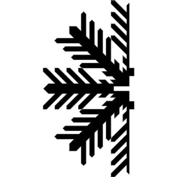 Intra απο ξύλο plywood 3mm-4mm πάχος - Νιφάδα χιονιού Δ Δίασταση 30x30 cm Intraeaxys-zo93xeok - Image 1