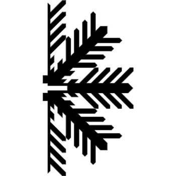 Intra απο ξύλο plywood 3mm-4mm πάχος - Νιφάδα χιονιού Γ Δίασταση 30x30 cm Intraeaxys-qomrjr13 - Image 1