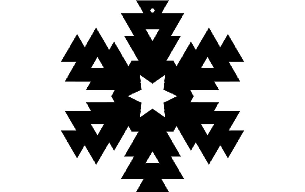 Intra απο ξύλο plywood 3mm-4mm πάχος - Σχέδιο νιφάδας χιονιού 6 Δίασταση 30x30 cm Intraeaxys-joerq876