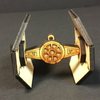 Intra απο ξύλο plywood 3mm-4mm πάχος - Darth Vader TIE Fighter Δίασταση 30x30 cm Intraeaxys-eo4yqj9o - Image 1