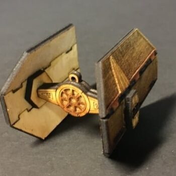 Intra απο ξύλο plywood 3mm-4mm πάχος - Darth Vader TIE Fighter Δίασταση 30x30 cm Intraeaxys-eo4yqj9o - Image 3