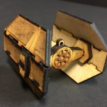 Intra απο ξύλο plywood 3mm-4mm πάχος - Darth Vader TIE Fighter Δίασταση 30x30 cm Intraeaxys-eo4yqj9o - Image 4