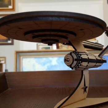 Intra απο ξύλο plywood 3mm-4mm πάχος - USS Enterprise Δίασταση 30x30 cm Intraeaxys-eo2y0jl1 - Image 3