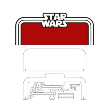 Intra απο ξύλο plywood 3mm-4mm πάχος - Φόντο Star Wars Δίασταση 30x30 cm Intraeaxys-p7yr9gpo - Image 1