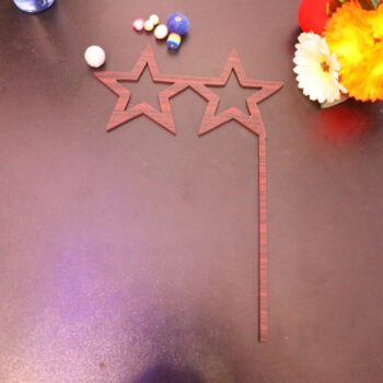 Intra απο ξύλο plywood 3mm-4mm πάχος - Διακοσμητικά πάρτι Star Glasses Δίασταση 30x30 cm Intraeaxys-lopqejx7 - Image 5