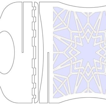 Intra απο ξύλο plywood 3mm-4mm πάχος - Βάση εγγραφής "Now Playing". Δίασταση 30x30 cm Intraeaxys-6o38yvj1 - Image 3