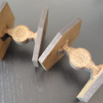 Intra απο ξύλο plywood 3mm-4mm πάχος - Star Wars TIE Fighter Δίασταση 30x30 cm Intraeaxys-67wz9e27 - Image 3