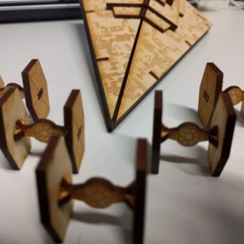 Intra απο ξύλο plywood 3mm-4mm πάχος - Star Destroyer Star Wars Δίασταση 30x30 cm Intraeaxys-eo4y4ngo - Image 6