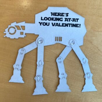 Intra απο ξύλο plywood 3mm-4mm πάχος - Αρθρωτή κάρτα AT-AT Δίασταση 30x30 cm Intraeaxys-91jkp0go - Image 1