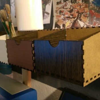 Intra απο ξύλο plywood 3mm-4mm πάχος - Κρεμαστό κουτί V2 Δίασταση 30x30 cm Intraeaxys-eo2yqdq1 - Image 1