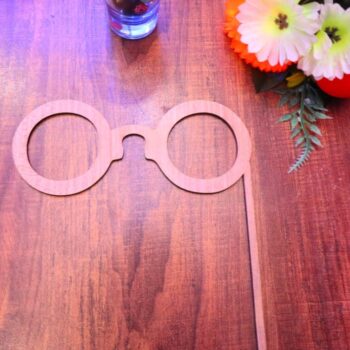 Intra απο ξύλο plywood 3mm-4mm πάχος - Γυαλιά πάρτι Αστεία γυαλιά Δίασταση 30x30 cm Intraeaxys-eoxlz5vo - Image 4