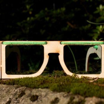 Intra απο ξύλο plywood 3mm-4mm πάχος - Διακοσμητικά γυαλιά από κόντρα πλακέ Δίασταση 30x30 cm Intraeaxys-6o3yw6q7 - Image 3