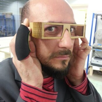 Intra απο ξύλο plywood 3mm-4mm πάχος - Λυγίστε γυαλιά Δίασταση 30x30 cm Intraeaxys-voq2v35o - Image 1