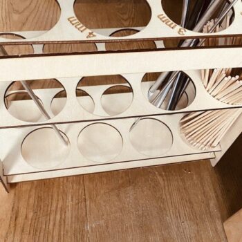 Intra απο ξύλο plywood 3mm-4mm πάχος - Βάση ράβδου Δίασταση 30x30 cm Intraeaxys-eo209xq7 - Image 3