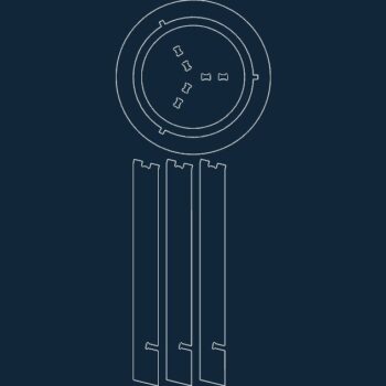 Intra απο ξύλο plywood 3mm-4mm πάχος - Σκαμπό εργαστηρίου Δίασταση 30x30 cm Intraeaxys-075yn0oz - Image 1