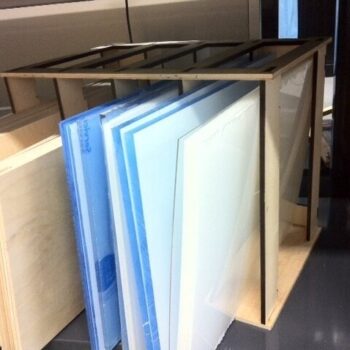 Intra απο ξύλο plywood 3mm-4mm πάχος - Ράφι αποθήκευσης υλικού για φύλλο Δίασταση 30x30 cm Intraeaxys-91jdv541 - Image 1