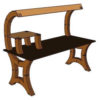 Intra απο ξύλο plywood 3mm-4mm πάχος - Τραπέζι συγκόλλησης Γραφείο εργασίας Δίασταση 30x30 cm Intraeaxys-pok326j7 - Image 4