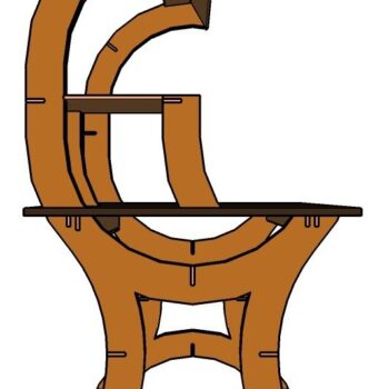 Intra απο ξύλο plywood 3mm-4mm πάχος - Τραπέζι συγκόλλησης Γραφείο εργασίας Δίασταση 30x30 cm Intraeaxys-pok326j7 - Image 5