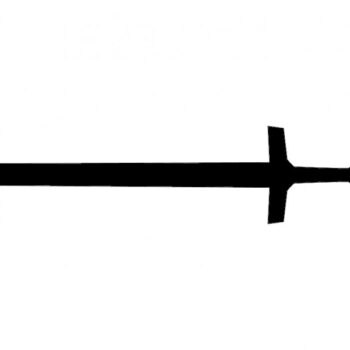 Intra απο ξύλο plywood 3mm-4mm πάχος - Μεσαιωνικό ξίφος Δίασταση 30x30 cm Intraeaxys-voqz96o2 - Image 1