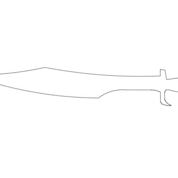 Intra απο ξύλο plywood 3mm-4mm πάχος - Σπαρτιάτικο ξίφος Δίασταση 30x30 cm Intraeaxys-eoxx8joz - Image 1