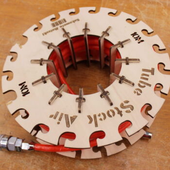 Intra απο ξύλο plywood 3mm-4mm πάχος - Καρούλι σωλήνα αέρα από ξύλο Δίασταση 30x30 cm Intraeaxys-zo9yrn47 - Image 1