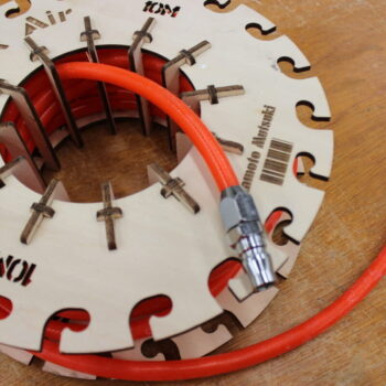 Intra απο ξύλο plywood 3mm-4mm πάχος - Καρούλι σωλήνα αέρα από ξύλο Δίασταση 30x30 cm Intraeaxys-zo9yrn47 - Image 3