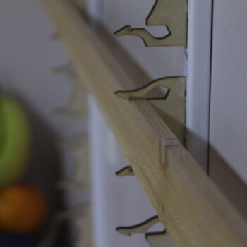 Intra απο ξύλο plywood 3mm-4mm πάχος - Βάσεις στήριξης τοίχου Δίασταση 30x30 cm Intraeaxys-p7ym6zz7 - Image 3