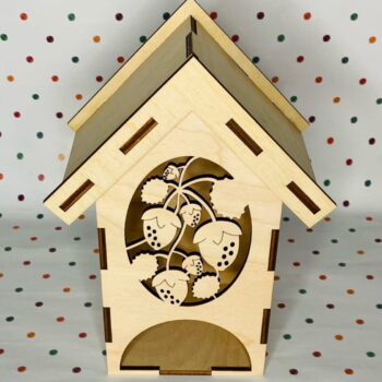 Intra απο ξύλο plywood 3mm-4mm πάχος - Διανομέας φακέλων τσαγιού Δίασταση 30x30 cm Intraeaxys-lopqg267 - Image 1