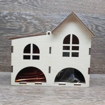 Intra απο ξύλο plywood 3mm-4mm πάχος - Θήκη για φακελάκι τσαγιού Δίασταση 30x30 cm Intraeaxys-075yxqpo - Image 3