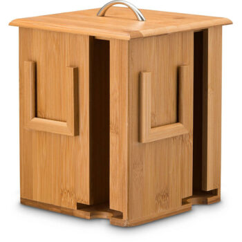 Intra απο ξύλο plywood 3mm-4mm πάχος - Tea Box Storage Sugar Bag Organizer Δίασταση 30x30 cm Intraeaxys-lopq9e57 - Image 3