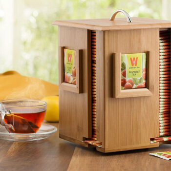 Intra απο ξύλο plywood 3mm-4mm πάχος - Tea Box Storage Sugar Bag Organizer Δίασταση 30x30 cm Intraeaxys-lopq9e57 - Image 5