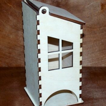 Intra απο ξύλο plywood 3mm-4mm πάχος - Θήκη για φακελάκι τσαγιού Δίασταση 30x30 cm Intraeaxys-6o3yzxk7 - Image 1