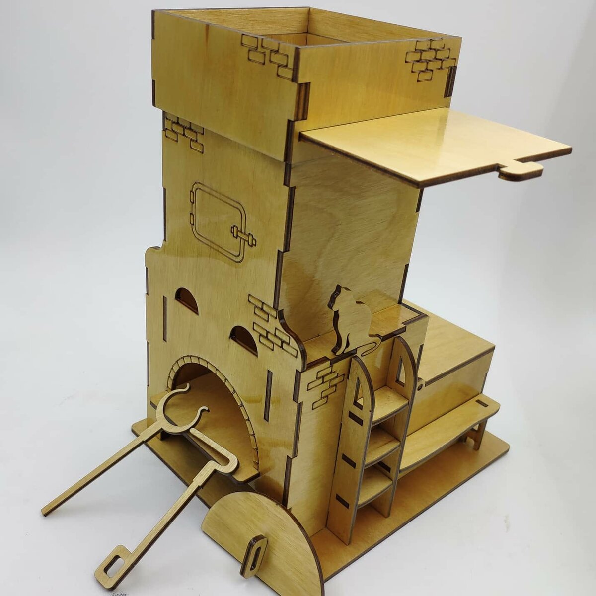 Intra απο ξύλο plywood 3mm-4mm πάχος - Ξυλόσομπα Σχήμα τσαγιού Δίασταση 30x30 cm Intraeaxys-lopql0k7