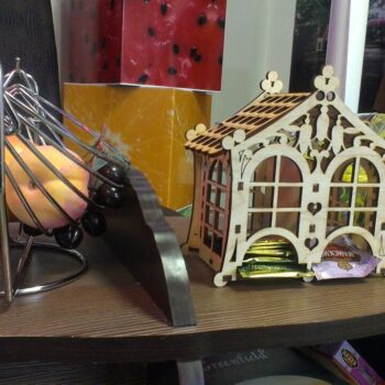 Intra απο ξύλο plywood 3mm-4mm πάχος - Ξύλινη θήκη για φακελάκια τσαγιού Δίασταση 30x30 cm Intraeaxys-6o3y9jk7 - Image 1